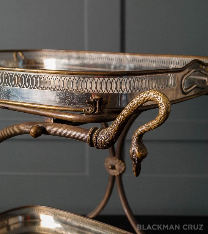 Bar Cart with Removable Tray