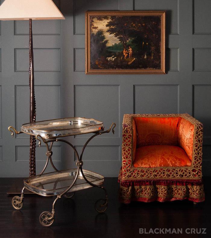 Bar Cart with Removable Tray