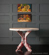 French Brutalist Patio Table