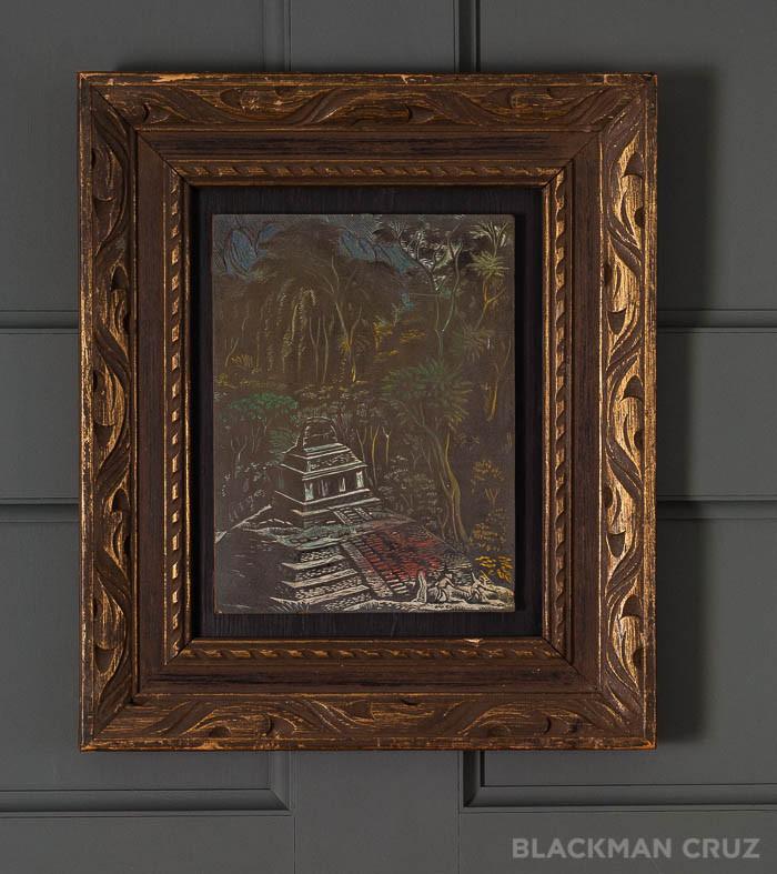 Framed Print Plate of Palenque