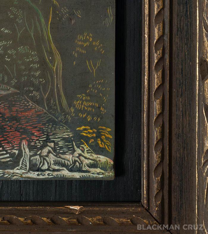 Framed Print Plate of Palenque