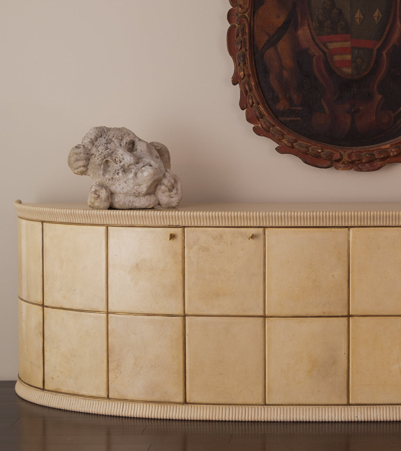 19th Century Grotesque Stone Mask