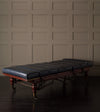Adjustable Lounge with Contemporary Leather Cushion