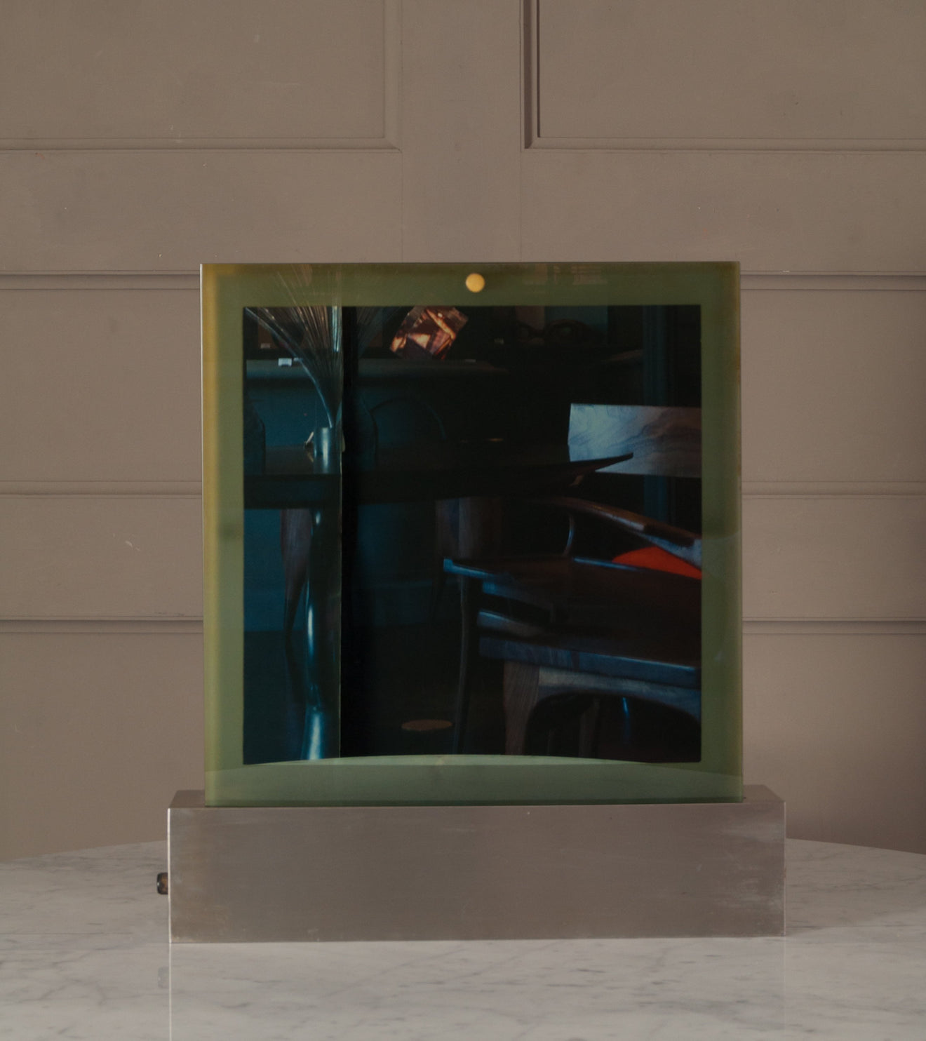 Rare Vanity Mirror by Angelo Lelli for Arredoluce