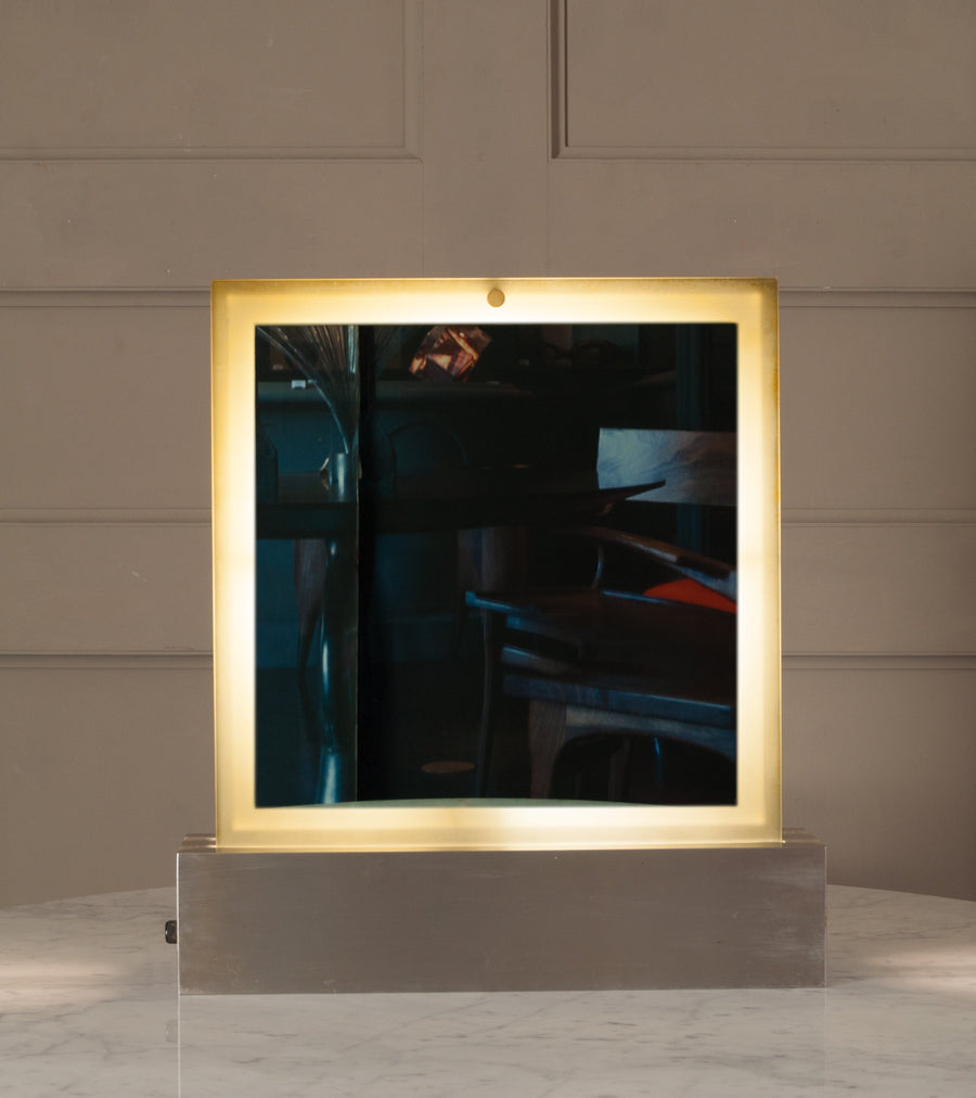 Rare Vanity Mirror by Angelo Lelli for Arredoluce