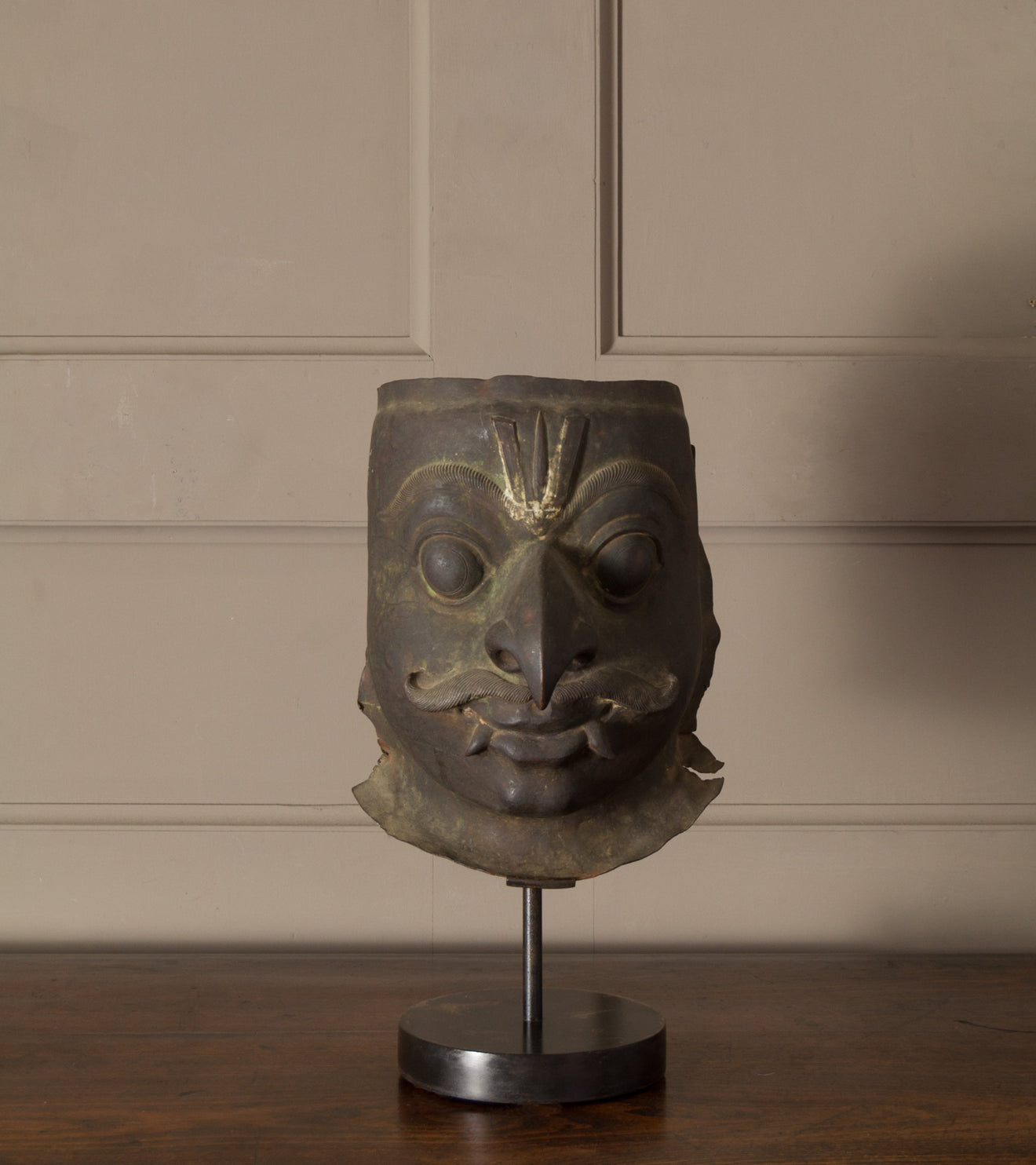 Indonesian Garuda mask on mount