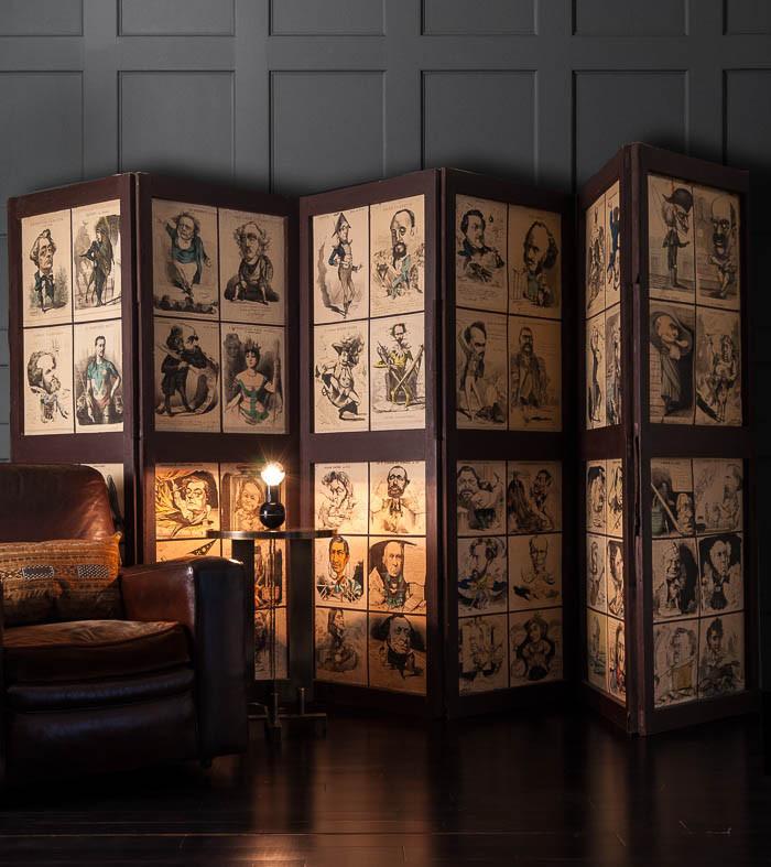 French Caricature Screen