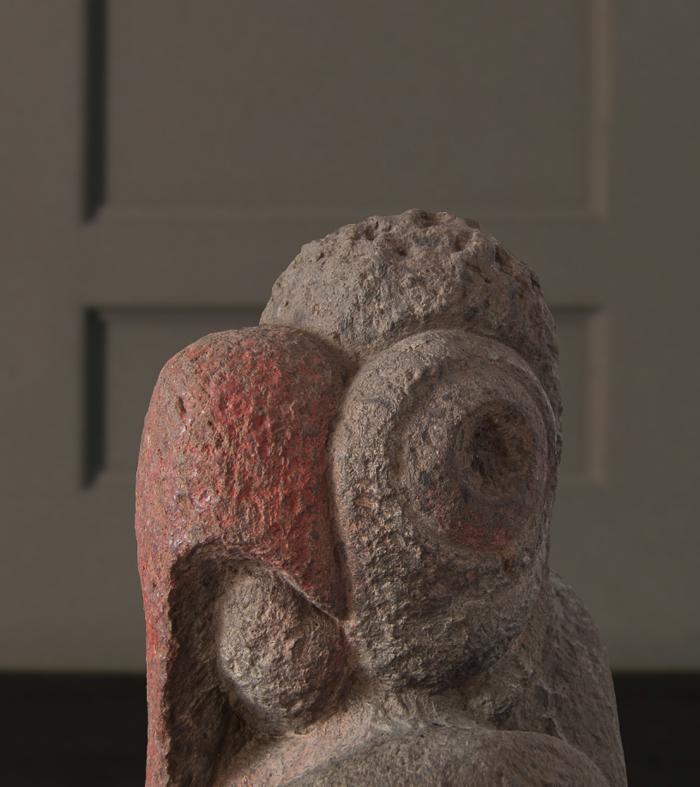 Carved Basalt Art Deco Vulture