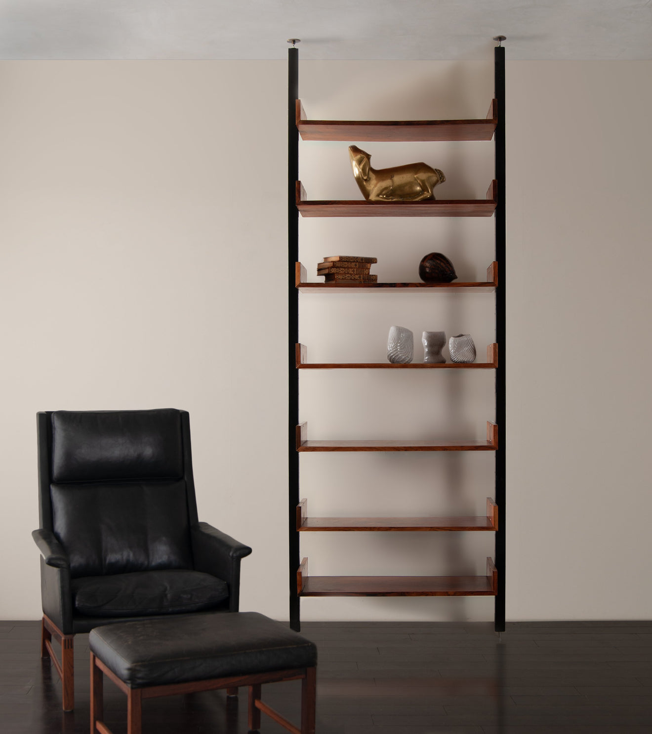 Adjustable Brazilian Rosewood Bookcase