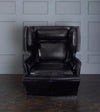 Wingback Lounge Chair, Black