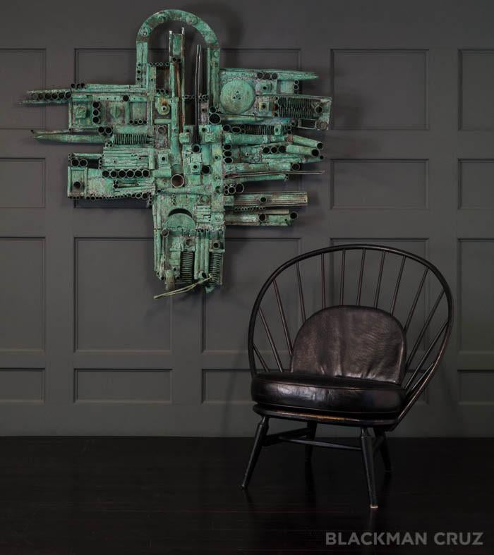 Verdigrised Industrial Sculpture