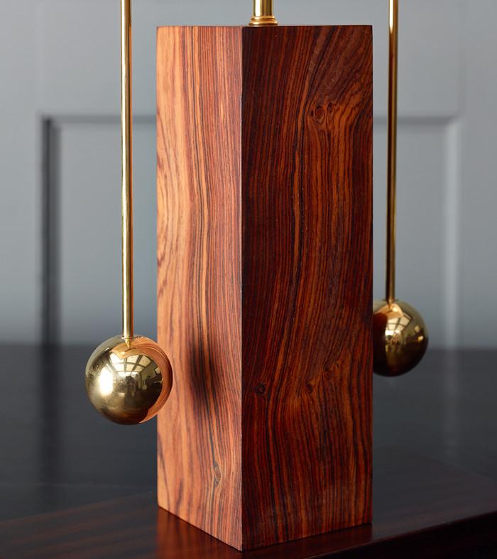Brass Ball Series, Two-Way Table Lamp by Lika Moore