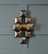 3-Squared Sconce, Black