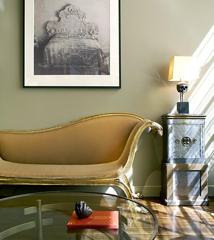 Skull Table Lamp, Bronze