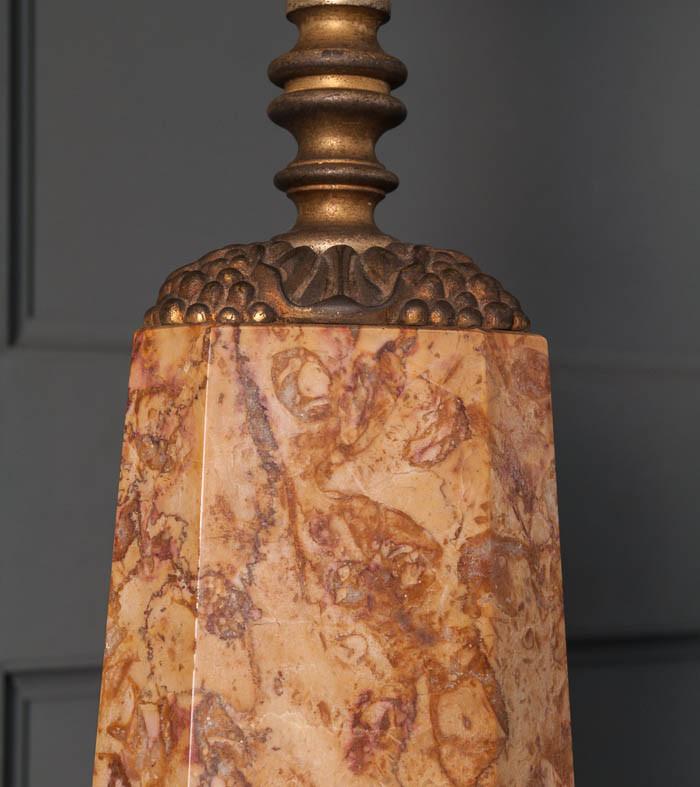 Bronze and Marble Classical Table Lamp