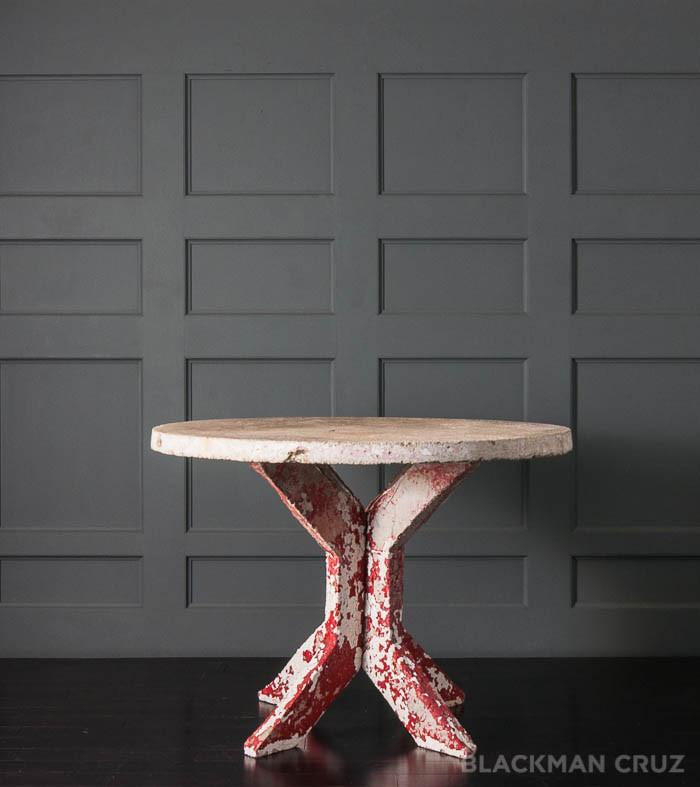 French Brutalist Patio Table