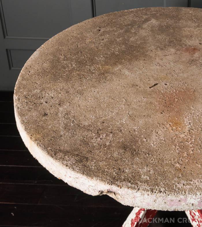 French Brutalist Patio Table