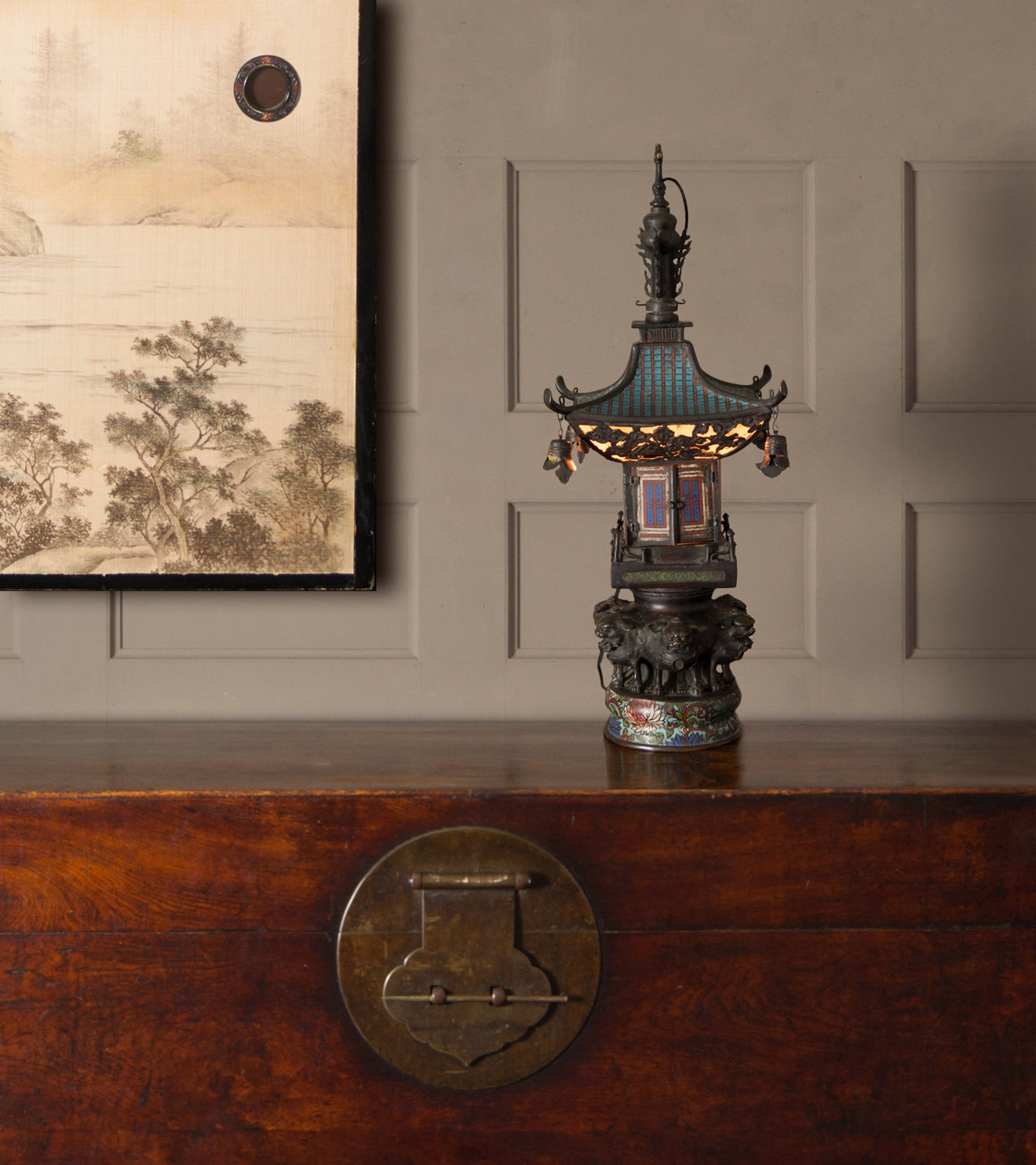 Chinese Pagoda Lantern, c. 1900