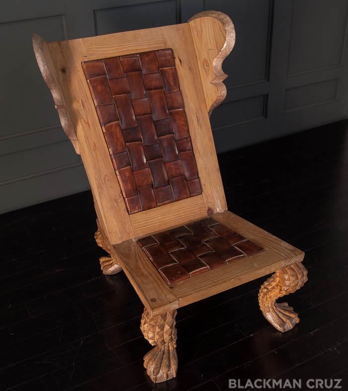 'Umberto' Wingback Chair by Mike Diaz