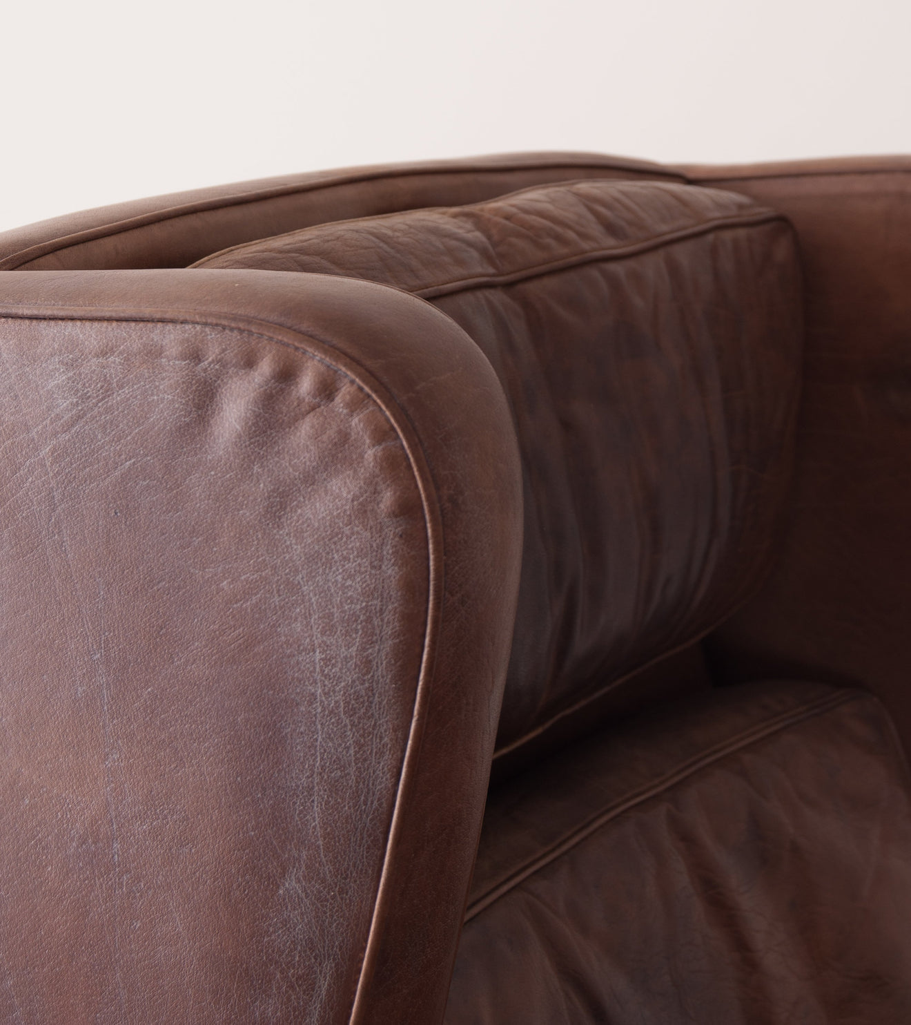 Danish Wing-Back Chair with Ottoman, in the Style of Borge Morgensen