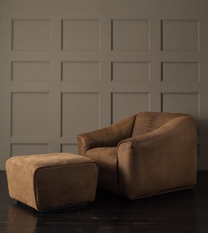 De Sede DS47 Lounge Chair with Ottoman