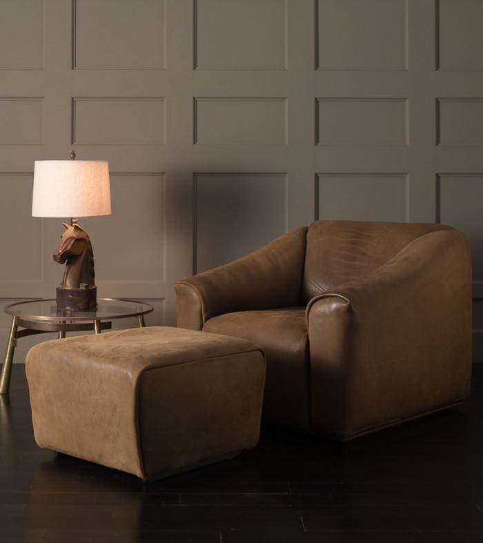 De Sede DS47 Lounge Chair with Ottoman