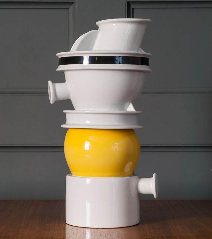 Euphrates Porcelain Vase by Ettore Sottsass