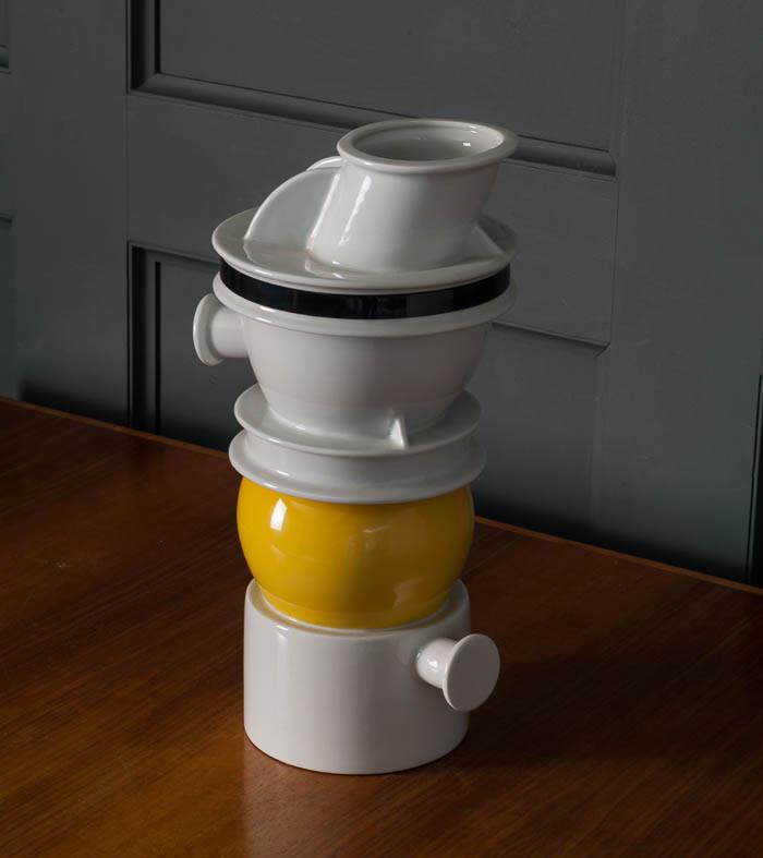 Euphrates Porcelain Vase by Ettore Sottsass