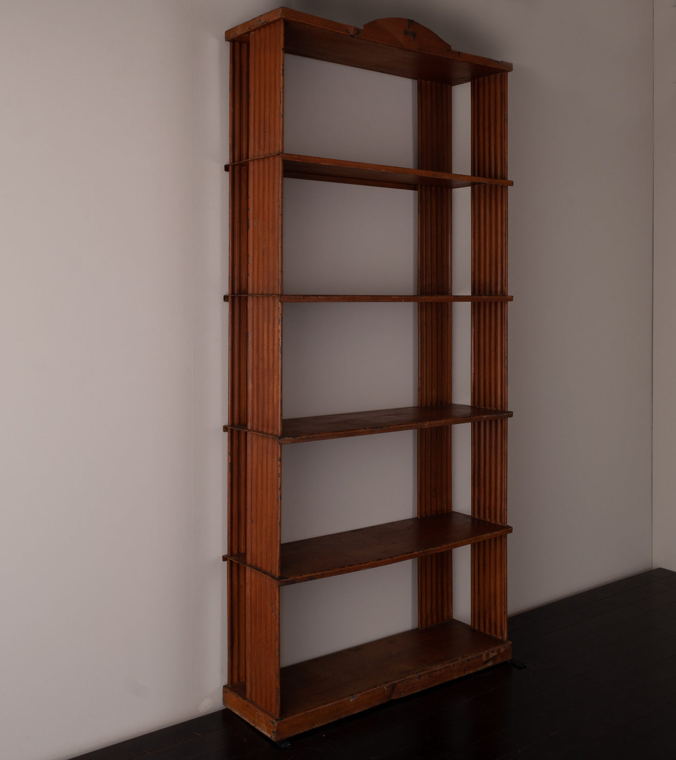 Faux Bois Painted Steel Bookcase