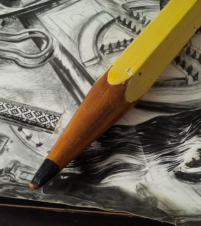 Large Folk Art Pencil