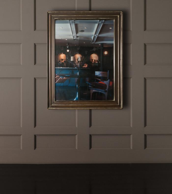 Antique Bistro Mirror (small)