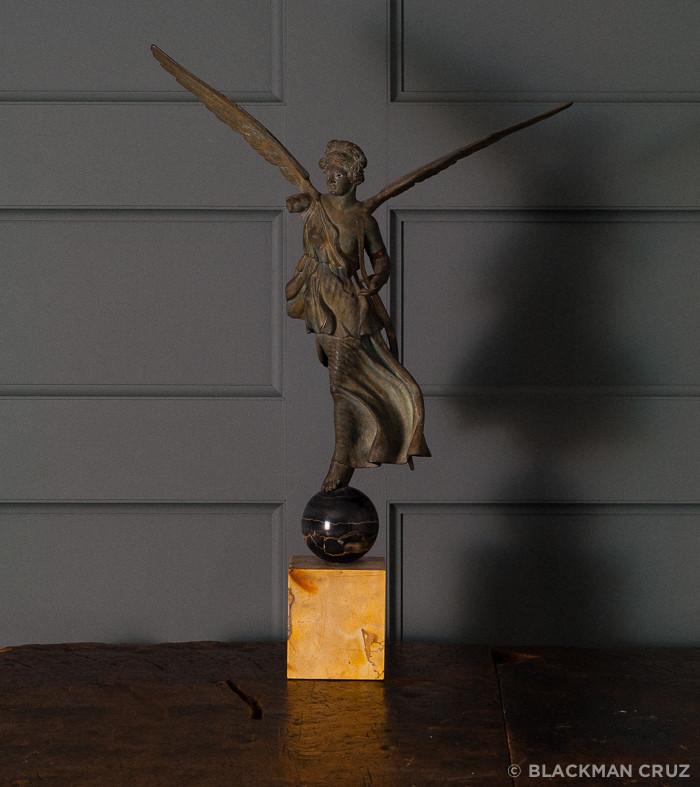 Grand Tour Winged Victory Figure of Nike