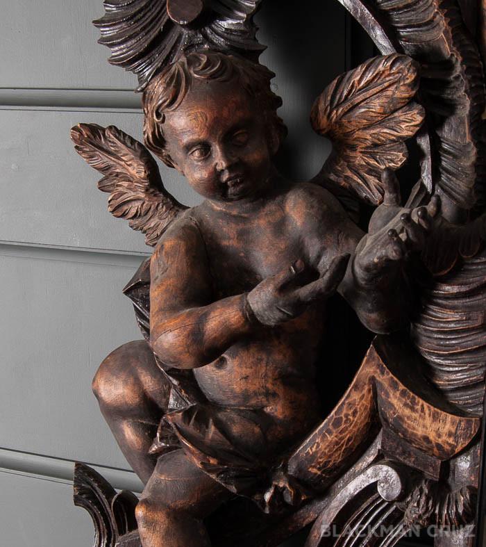 Richly Carved Baroque Mirror