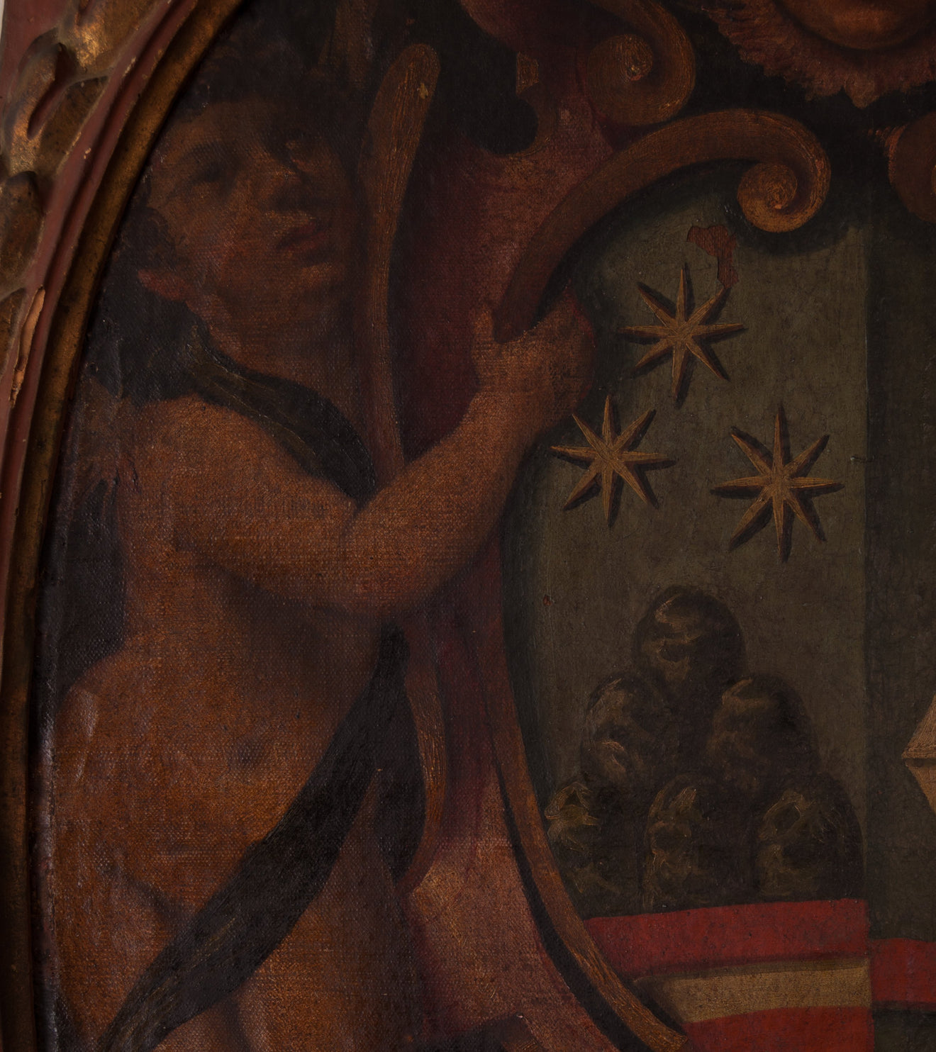 Italian Family Crest Painting