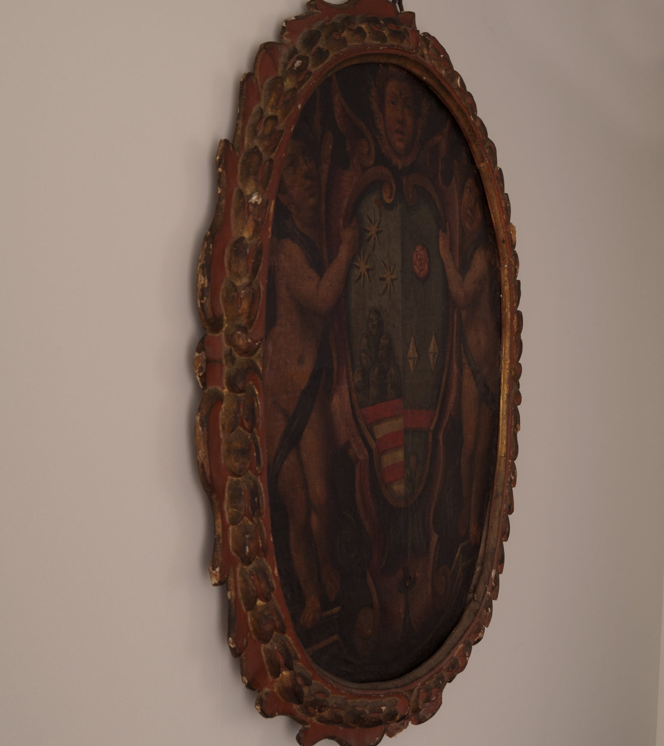 Italian Family Crest Painting