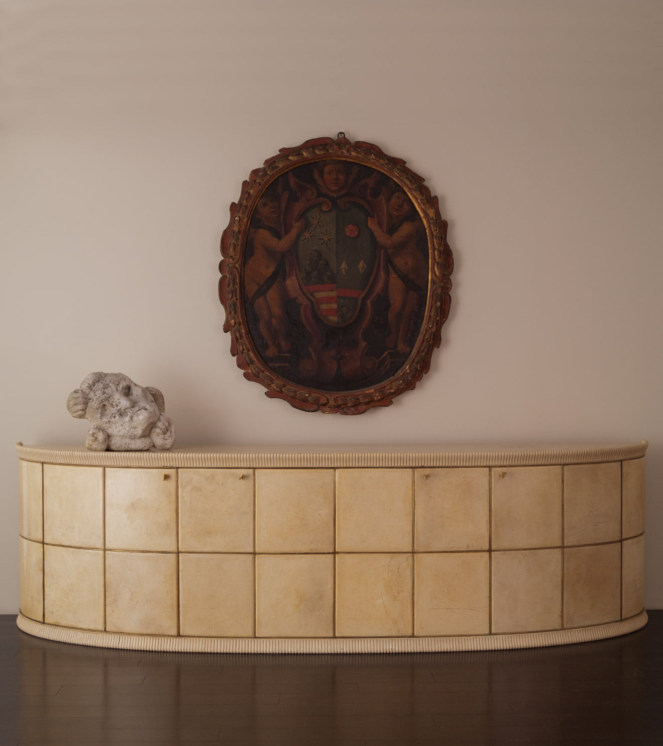 Italian Family Crest Painting