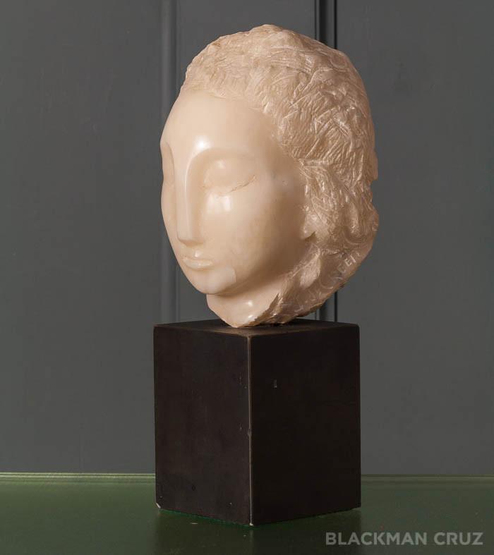 Jose De Creeft Alabaster Head