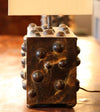 Studded Table Lamp, Large Horizontal by Lika Moore