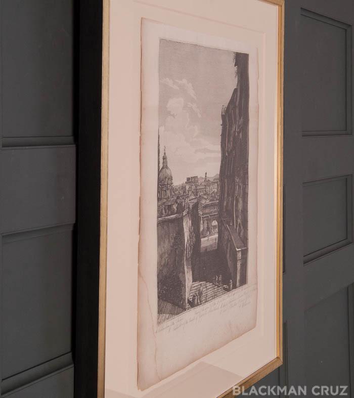 Rome Copperplate Engraving by Luigi Rossini