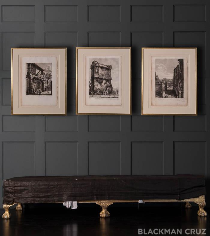 Rome Copperplate Engraving by Luigi Rossini