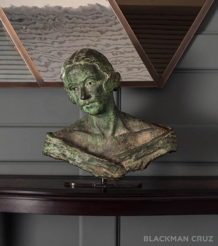 Edwardian Bronze Bust