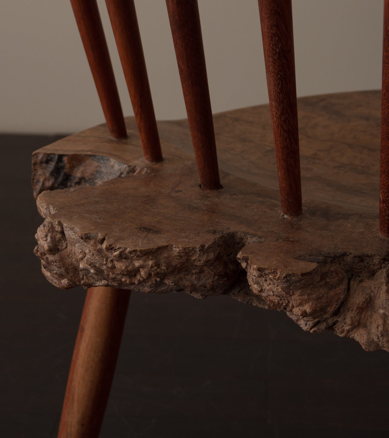 Pair of Side Chairs in the style of Nakashima