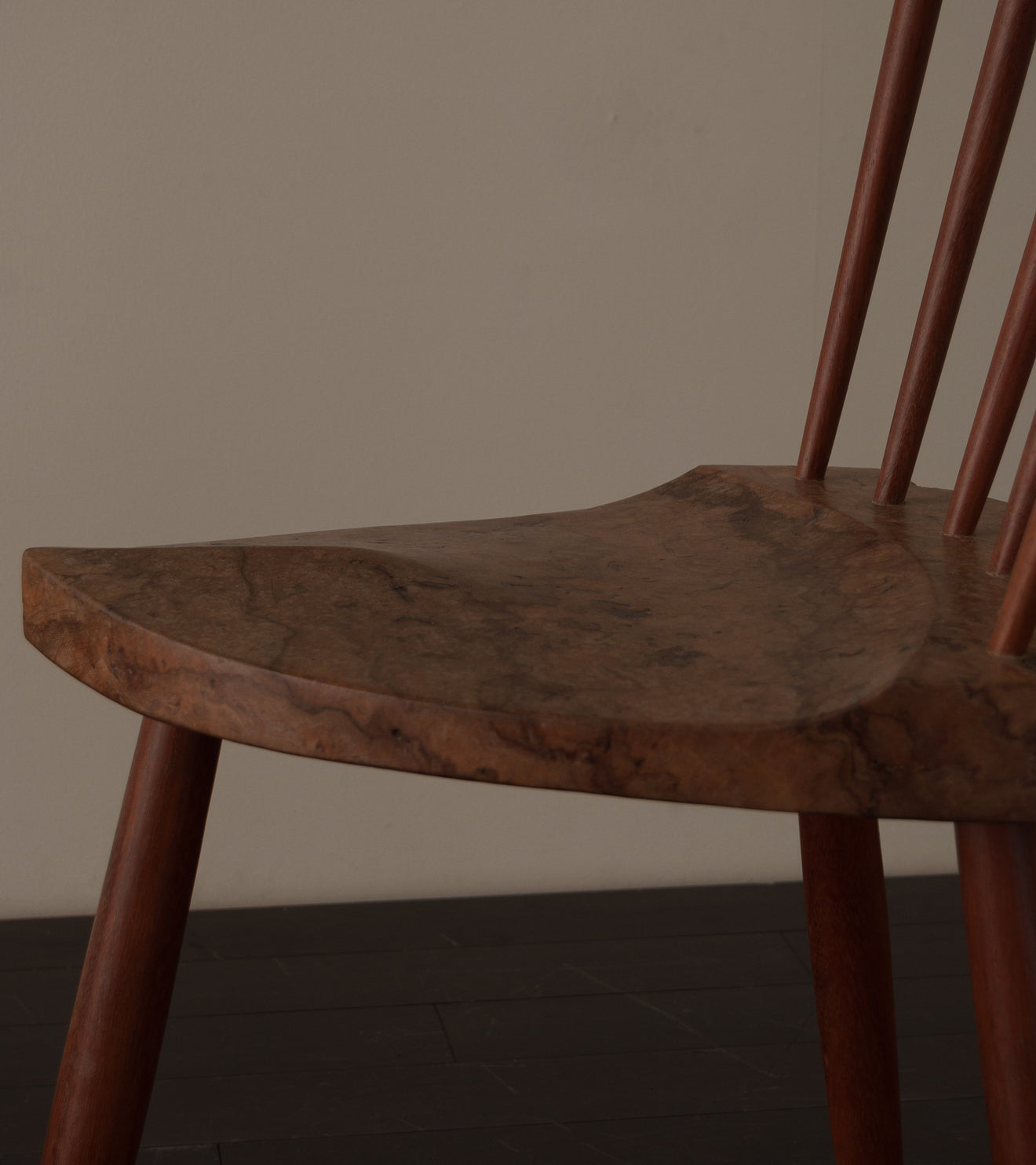 Pair of Side Chairs in the style of Nakashima