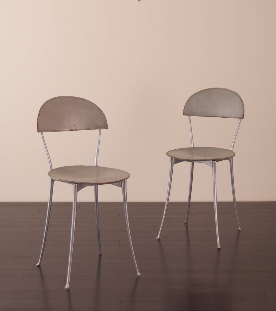 Pair of Enzo Mari for Zanotta Side Chairs