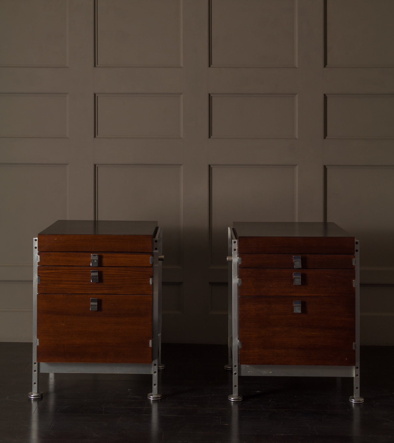 Pair of Jules Wabbes Side Tables