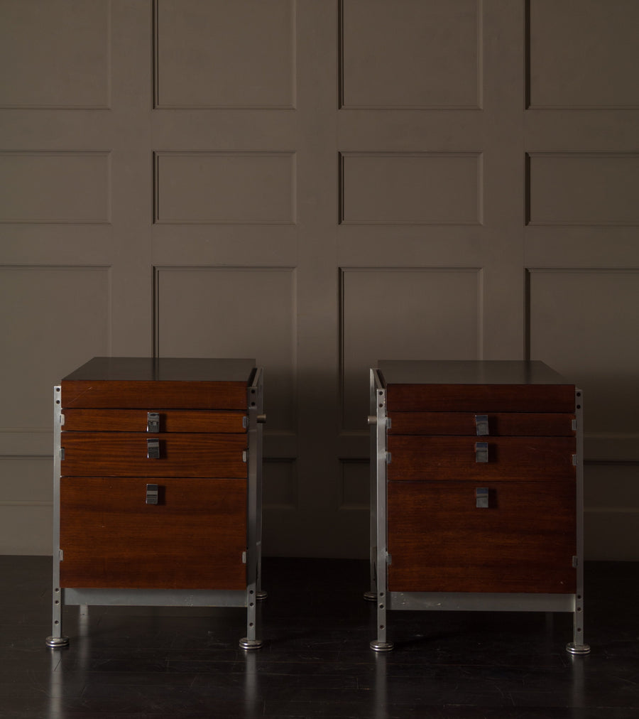 Pair of Jules Wabbes Side Tables