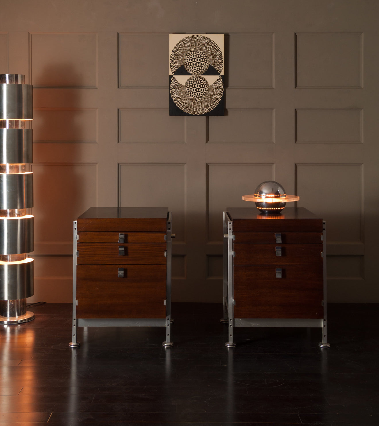 Pair of Jules Wabbes Side Tables