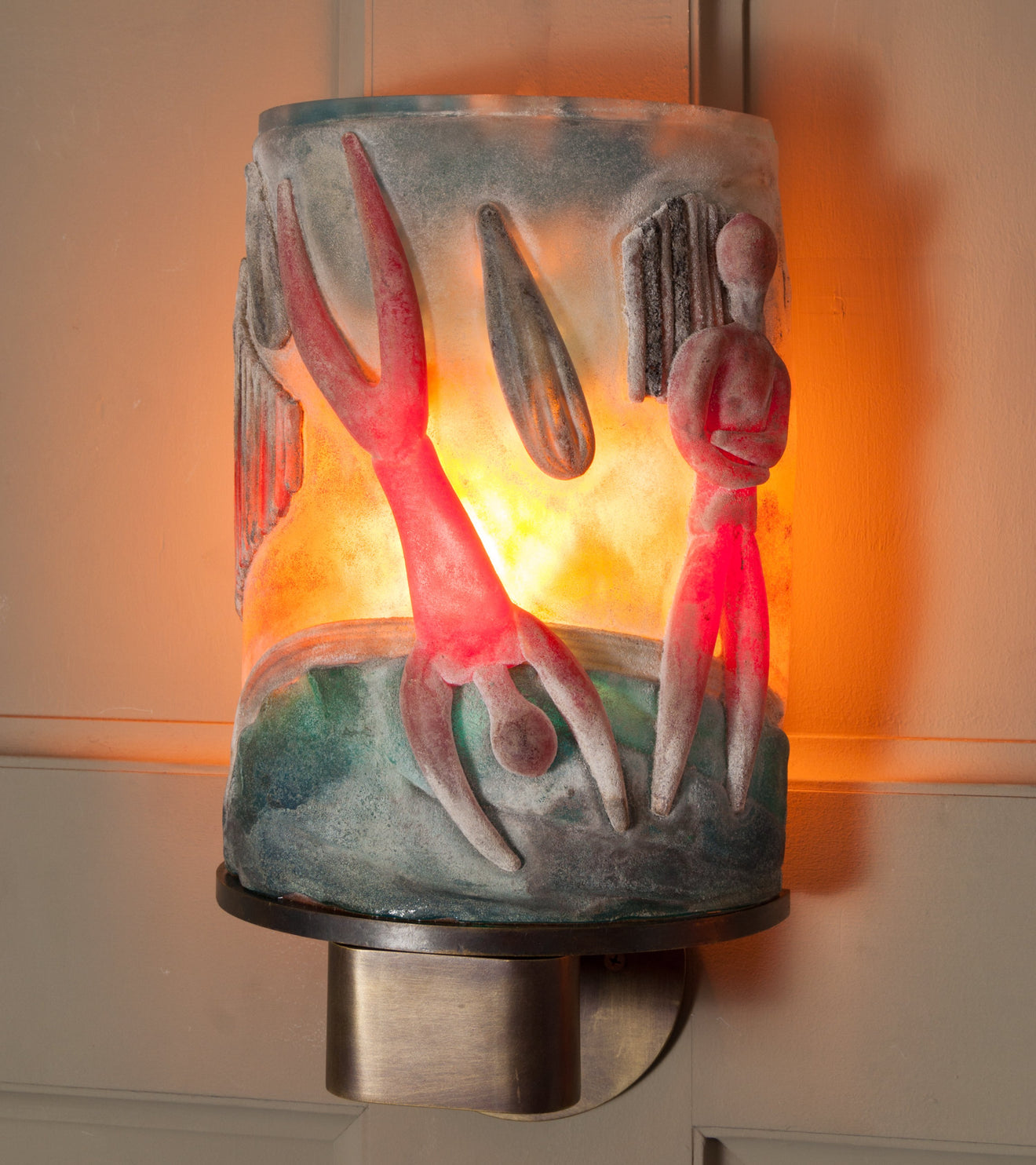 Pair of Napoleone Martinuzzi (1892 - 1977) Scavo Sconces