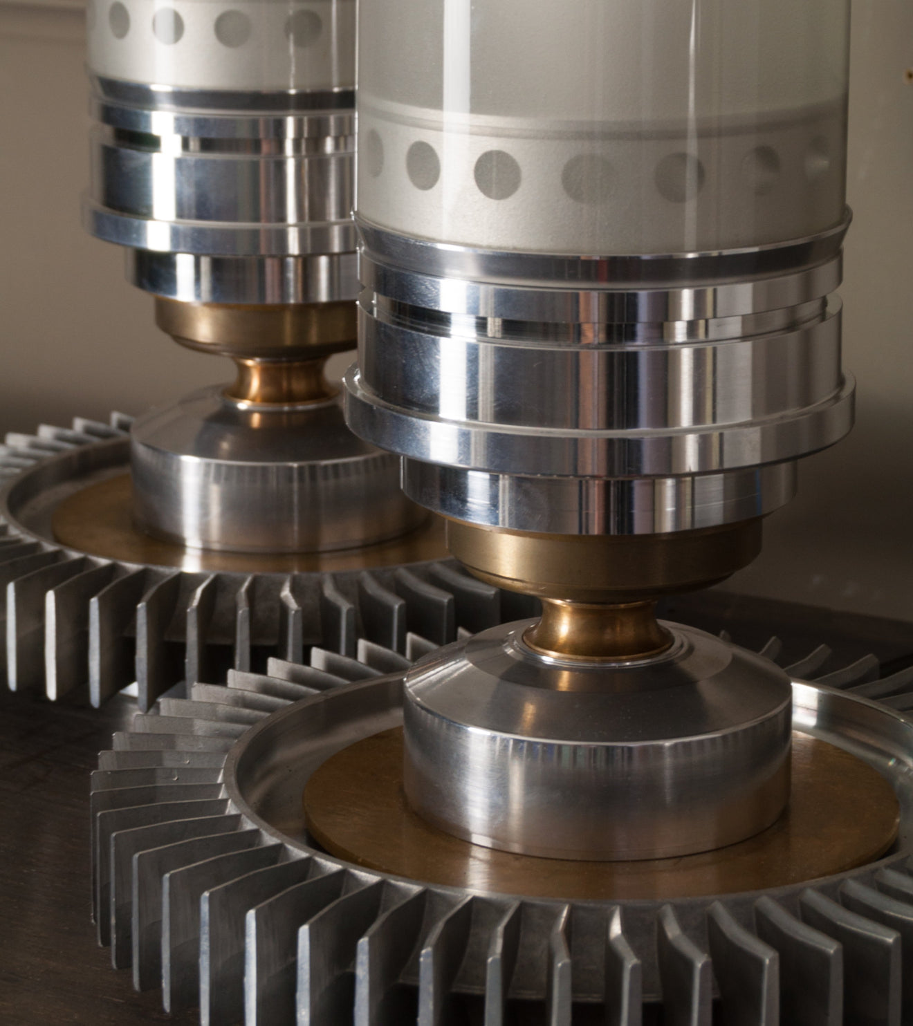 Pair of Solaris Lamps by Gianni Vallino