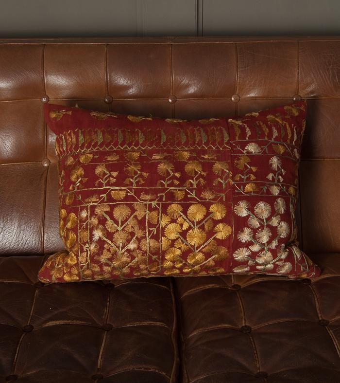 Phulkari Embroidered Textile, Small